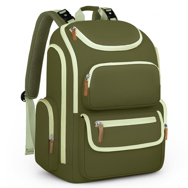 Mochila Mancro para pañales impermeable, grande, 36 x 25 x 47 cm