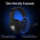 thumbnail image 2 of NUBWO U3 Auriculares estéreo para juegos de 3,5 mm Auriculares en la oreja con, 2 of 8