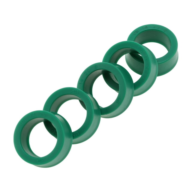Anillo de sello de aceite universal Unique Bargains Sello de labio UN 14x20x8mm Alta presión TPU Verde 5 Pcs