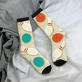 thumbnail image 5 of Zeuib Vintage Bowling High-Performance Moisture-Wicking SocksmDurable, Breathable, Anti-Odor, Cushioned Support, Non-Slip Heel Tab-One Size, 5 of 5