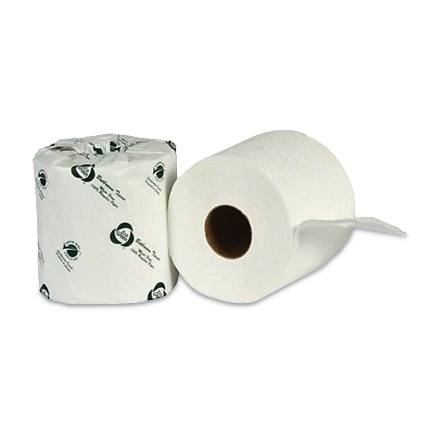 Recycled 2-Ply Standard Toilet Paper, Septic Safe, White, 550 Sheets/Roll, 80 Rolls/Carton | Bundle of 2 Cartons
