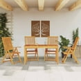 thumbnail image 1 of vidaXL 5 Piece Garden Dining Set Solid Wood Acacia, 1 of 5