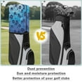thumbnail image 6 of Yuyamidu Coconut Tree Golf Bag Hood Cover Waterproof Rain and Dust Covers with Zipper Easy Access and Storage Golf Bag Top Cover, Blue, 6 of 8