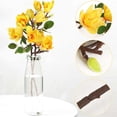 thumbnail image 5 of Spencer 2pcs Artificial Magnolia Silk Fake Flowers 25.6" Faux Flowers Plants for Home kitchen Wedding Festivals Decorations (Yellow), 5 of 11