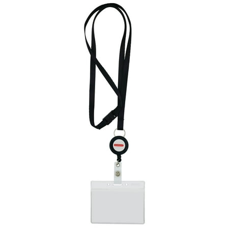 badge lanyards breakaway retractable amram
