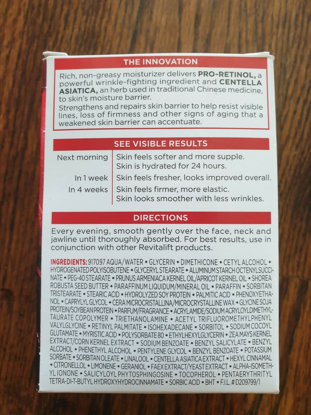 L'Oreal Paris RevitaLift Night Cream, 1.7 oz photo 2