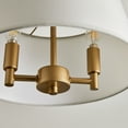 thumbnail image 4 of (2 pack) Better Homes & Gardens 2-Light Flush Mount Burnished Brass with Bulb, 4 of 9