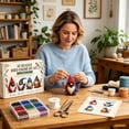 thumbnail image 5 of Gumesh Beaded Gnome Kit, Funny Mini Beaded Gnome Craft Kit, Handmade Bead Art Set for Beginners, Bead Embroidery Kit, 5 of 5