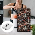 thumbnail image 5 of ZIATUBLES Mushroom Flower Dragonfly Print Kitchen Juicer Dust Cover Stain Resistant Appliance Protective Case Kitchen Countertop Organized Decor Accessories Easy to Clean, 8 "W x 8 "D x 17 "H, 5 of 7