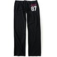 thumbnail image 1 of Pantalones de chándal para mujer Aeropostale con diamantes de imitación color negro grande, 1 of 1