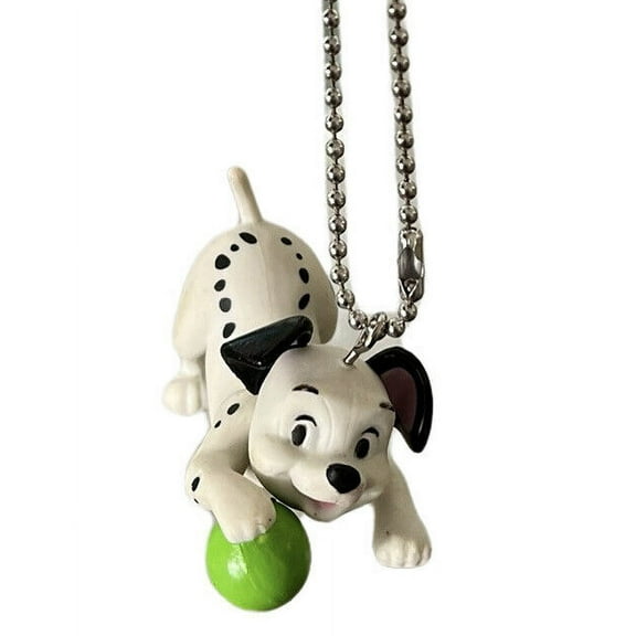Dalmatians Lucky Dog Keychain Dangler PVC Ornament Figurine Figure Charm New