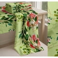 thumbnail image 6 of Soimoi Green Cotton Poplin Fabric Leaves & Ranunculus Floral Fabric Prints By Yard 58 Inch Wide, 6 of 7