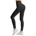 thumbnail image 2 of Celsior Compression Leggings for Women Full Length Buttery Soft Yoga Pants Butt Lift Booty Workout Tights Anti Cellulite Leggings High Waisted 3D Anti Cellulite Leggings for Women Breathable Black XL, 2 of 7