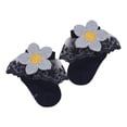 thumbnail image 4 of xiaxaixu Baby Girls Ruffle Socks Eyelet Frilly Lace Ankle Socks, 4 of 5