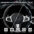 thumbnail image 3 of Universal Bling Rhinestone Car Steering Wheel Cover Car Accessories HOT, 3 of 8