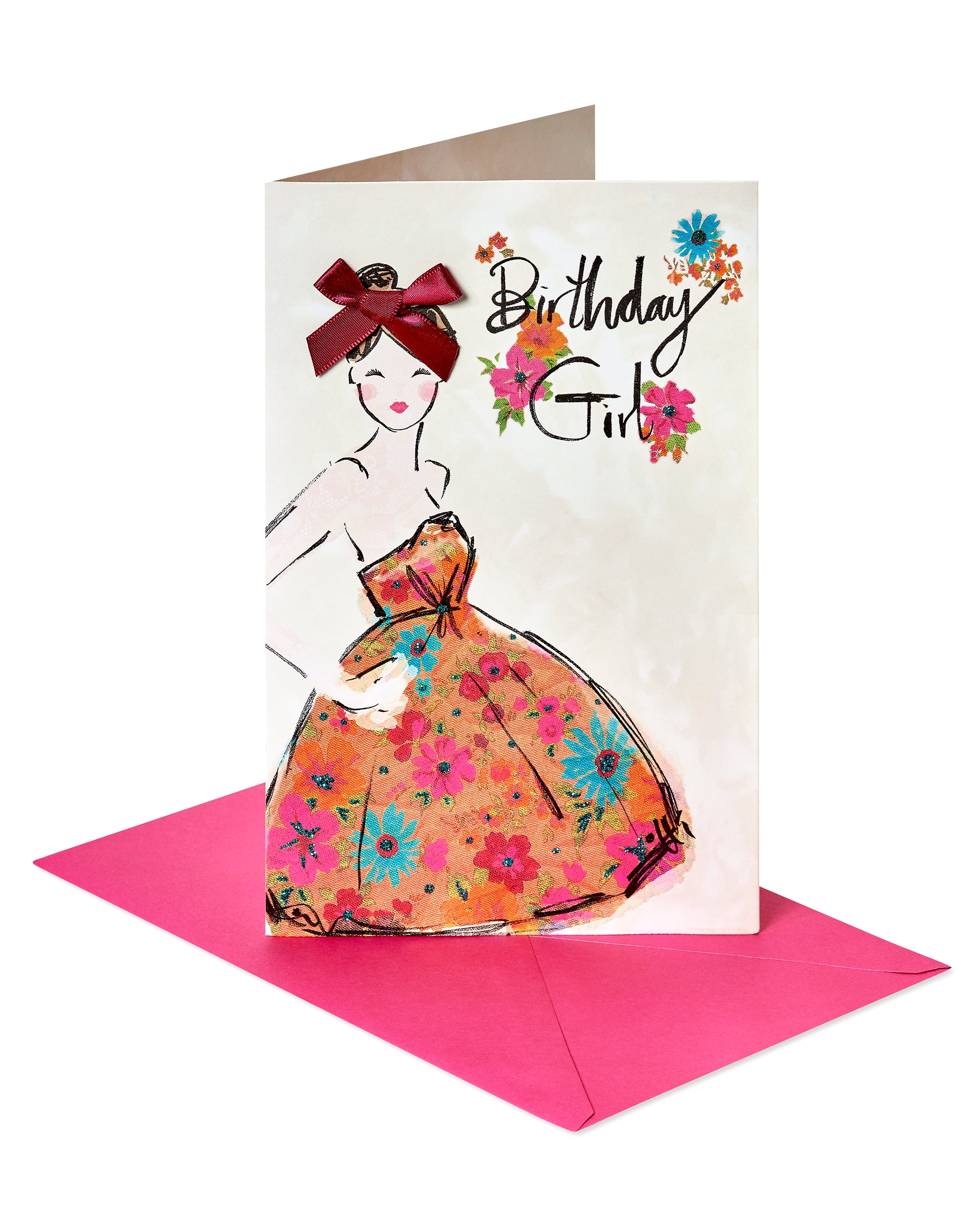 Auntie Birthday Handmade Embellished Greeting Card By Talking Pictures Cards 