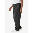 thumbnail image 3 of KingSize Men's Big & Tall Loose Fit Comfort Waist Jeans, 3 of 5