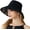 Black, variant on Women's UV Protection Wide Brim Sun Hat Packable Reversible Bucket Summer Beach Cap