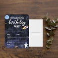 thumbnail image 5 of Koyal Wholesale Pastel Outer Space Birthday Paper Invitations for Kids, 1st Birthday, Blank Cards with Envelopes, 24-Pack, 5 of 5