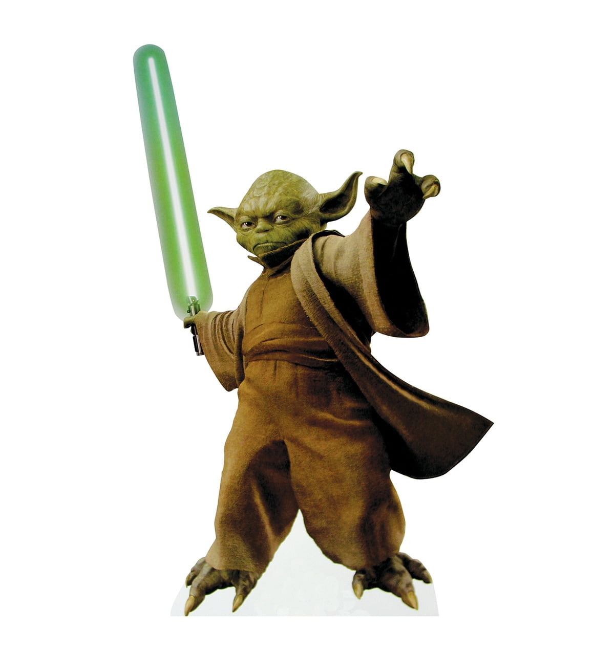 Star Wars Collector Yoda Statue Character Removable Lightsaber Life Size Model 