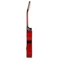 thumbnail image 5 of LAGRIMA Beginners Acoustic Guitar w/Guitar Case, Strap, Tuner & Pick Steel Strings Red, 5 of 7