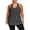 Dark Gray, variant on 2026 New Women's Plus Size Workout Athletic Tank Tops Cross Backless Racerback Workout Running Sleevelss Shirts(Purple,XL)