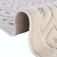 thumbnail image 6 of Unique Loom Outdoor Trellis Textured Collection Area Rug - Spatial (7' Round Ivory), 6 of 12