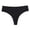 Black, variant on No-Show Smooth Stretch Comfort Thong (Women)