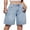 Light Blue, variant on Womens Jean Shorts Mid-Low Waisted Y2k Bermuda Denim Shorts Summer Casual Streetwear Jorts
