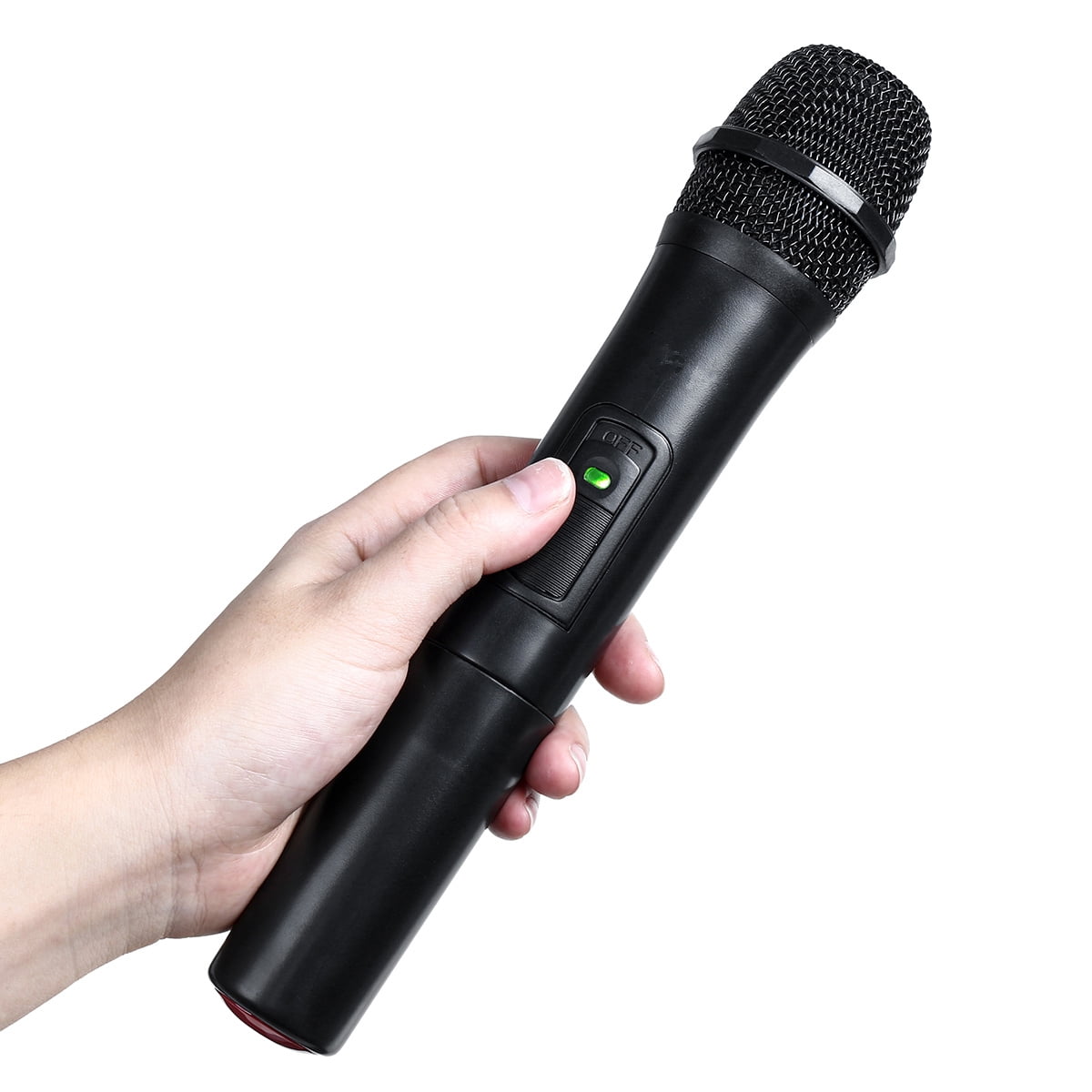 Universal Wireless Microphone Kit, Handheld Dynamic Microphone Wireless Mic System for Karaoke Nights and House Parties to Have Fun Over The Mixer,PA System,Speakers