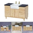 thumbnail image 3 of Muebles de Mueble de Lavabo de Roble para Decoración de de, 3 of 8