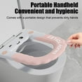 thumbnail image 5 of Wash-Free Toilet Seat Cover - Waterproof Adhesive Toilet Pad for Home Use, High-Elasticity Cushion Mat All-Season Bathroom Protector No-Wash Fast-Dry Seat Ring, 5 of 6