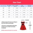 thumbnail image 7 of Little Girls Polka Dots Costume Dress Halloween Sleeveless Bowknot Costume Outfit Skirt, 7 of 7