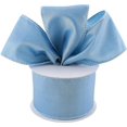 thumbnail image 2 of DINDOSAL Cinta navideña azul polvorienta con cable de 2.5" x 10 yardas Cinta con cable azul antiguo Cinta con cable azul francés para lazos de decoración del árbol de Navidad, coronas, manualidades, d, 2 of 4