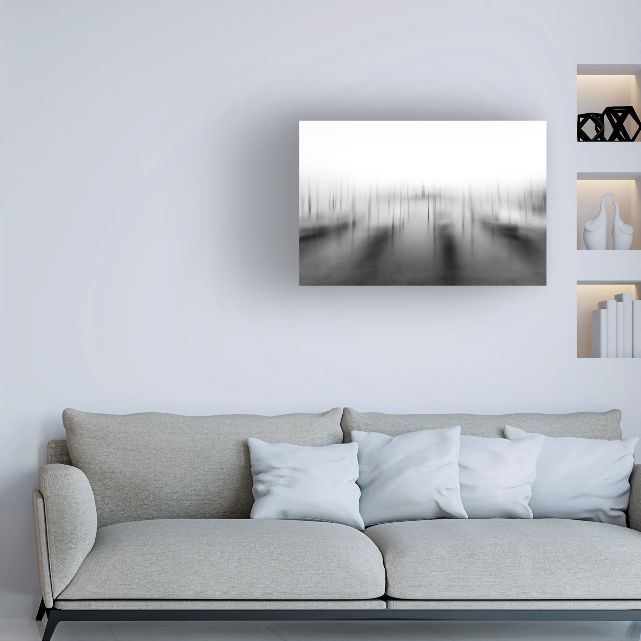 Canvas Wall Art - Larry Deng 'Venezia' Wall Art for Living Room, Bedroom, or Office Décor by Trademark Fine Art - 24 x 16 Inches