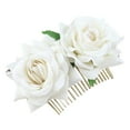 thumbnail image 4 of Fgnfyis Elegant Floral Hair Comb Headpiece for Women Bridal Wedding Girls Headband Accessories White One Size, 4 of 4