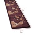 thumbnail image 5 of Handcraft Rugs-Modern Contemporary Living Room Rugs-Abstract Carpet with Round/Oval Swirls Pattern-Shed free Burgundy Red/Beige/Ivory/Black2x7 feet Runner, 5 of 6
