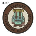 thumbnail image 2 of Explore! Yellowstone National Park 3.5 Inch Iron Or Sew On Embroidered Fabric Badge Patch Seek Adventure, National Park Iconic Series, 2 of 2