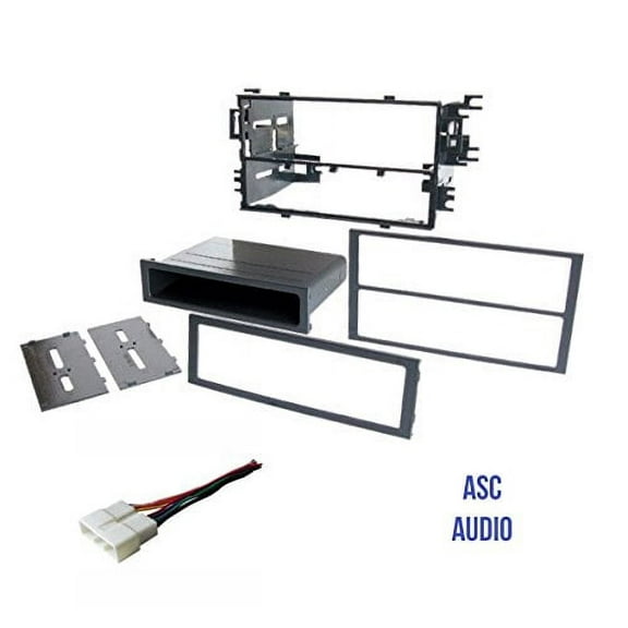 ASC Audio Car Stereo Dash Kit and Wire Harness for installing a Radio for 1990-2001 Acura Integra, Honda: 1990-1997 Accord, 1997-1998 CR-V CRV, 1995-1998 Odyssey, 1992-1996 Prelude