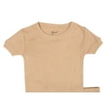 thumbnail image 3 of Leveret Kids Two Piece Cotton Short Pajamas Solid Beige 3 Year, 3 of 3