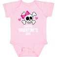 thumbnail image 3 of Inktastic Happy Valentines Day Girls Skull Girls Baby Bodysuit, 3 of 5