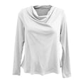 thumbnail image 4 of Womens Henley Long Sleeve T Shirts Casual Loosse Tops Women's Going Out Tees, 4 of 4