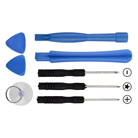 

Bluelans 8 in 1 Phone Repairing Tool Kit Suction Cup Mini Screwdrivers Pry Bar Plate Set