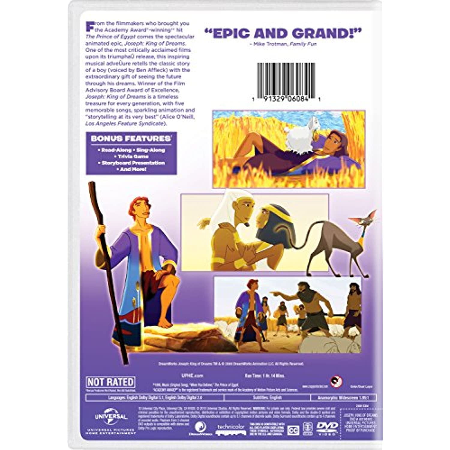 Joseph: King of Dreams (DVD New Box Art) [DVD] - Walmart.com