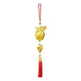 thumbnail image 1 of Exquisite Workmanship Pendant New Year Pendant Fortune Symbol Blessing Chinese Dragon Pendant with Tassel for Home Holiday Decoration, 1 of 8