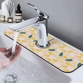 thumbnail image 7 of Fuzoiu Banana With Leaves Print Kitchen Faucet Suction Pad, Sink Splash Guard Faucet Mat, Faucet Handle Drip Catcher Tray Drying Mat For Bathroom Kitchen Bathroom Countertop, 7 of 7