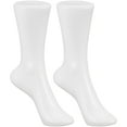 thumbnail image 3 of HOMEMAXS White Plastic Foot Mannequin for Decor Realistic Design Stable Stand Smooth Surface 2 Pieces, 3 of 8