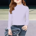 thumbnail image 2 of XXWXYD Baby Turtleneck Sweater Soli𝖽 Cotton Comfort Long Sleeve, Knit Pullover Warm Top For Boys Girls Fall Winter Casual Daily Layering Back-to-School Clothing, 2 of 6