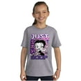 thumbnail image 3 of Kanji Style Cartoon Just Say Boop Girls Kids T Shirt Tees Teen Brisco Brands XS, 3 of 6