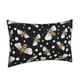 thumbnail image 2 of Bixox Honey Bees at Night Printed Pillow Protector,Super Soft Ideal for Home,Guests,Rentals - 14"x20", 2 of 8